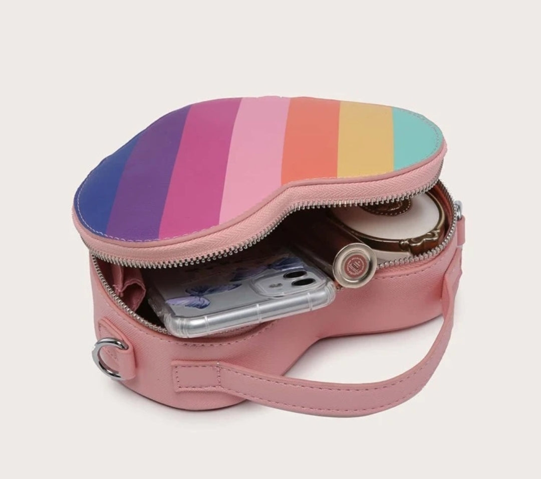 Heart Rainbow Handbag